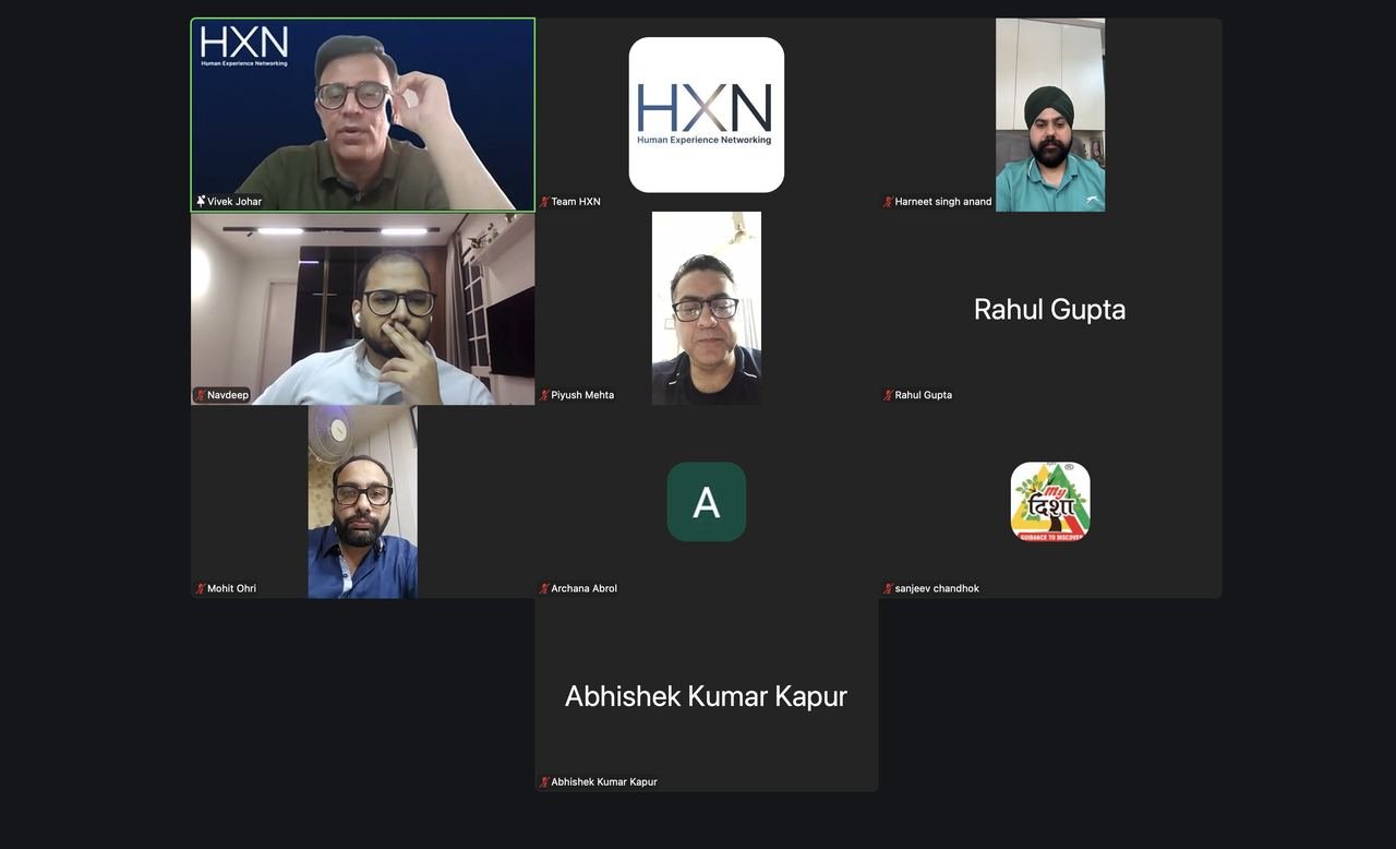 HXN networking sessions and in-person workshops with Vivvek Johar
